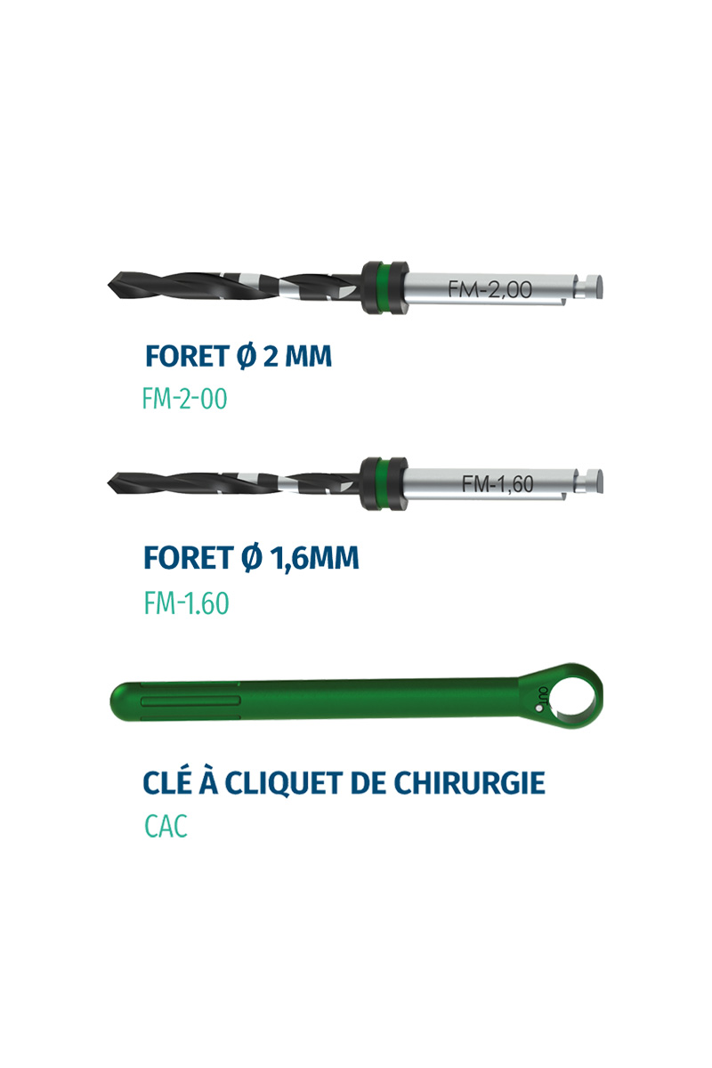 Trousse de chirurgie pour Mini-implant