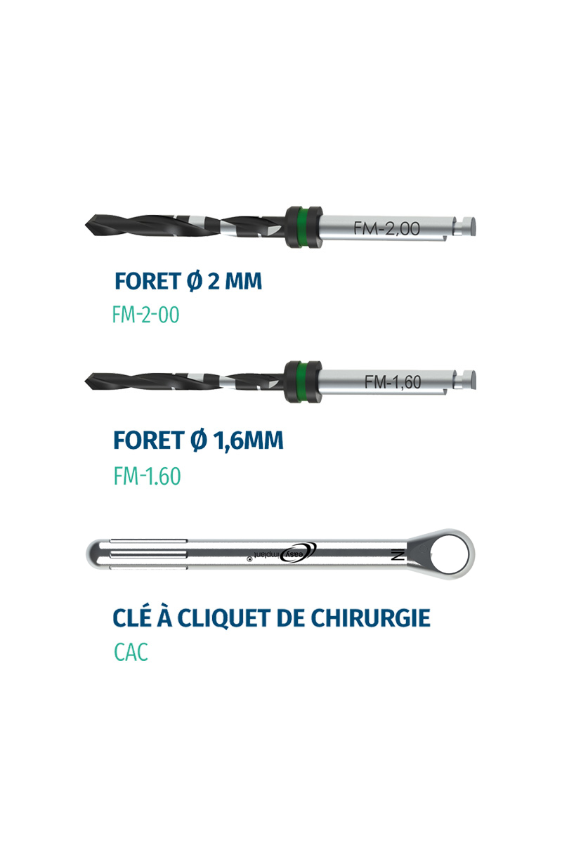 Trousse de chirurgie pour Mini-implant