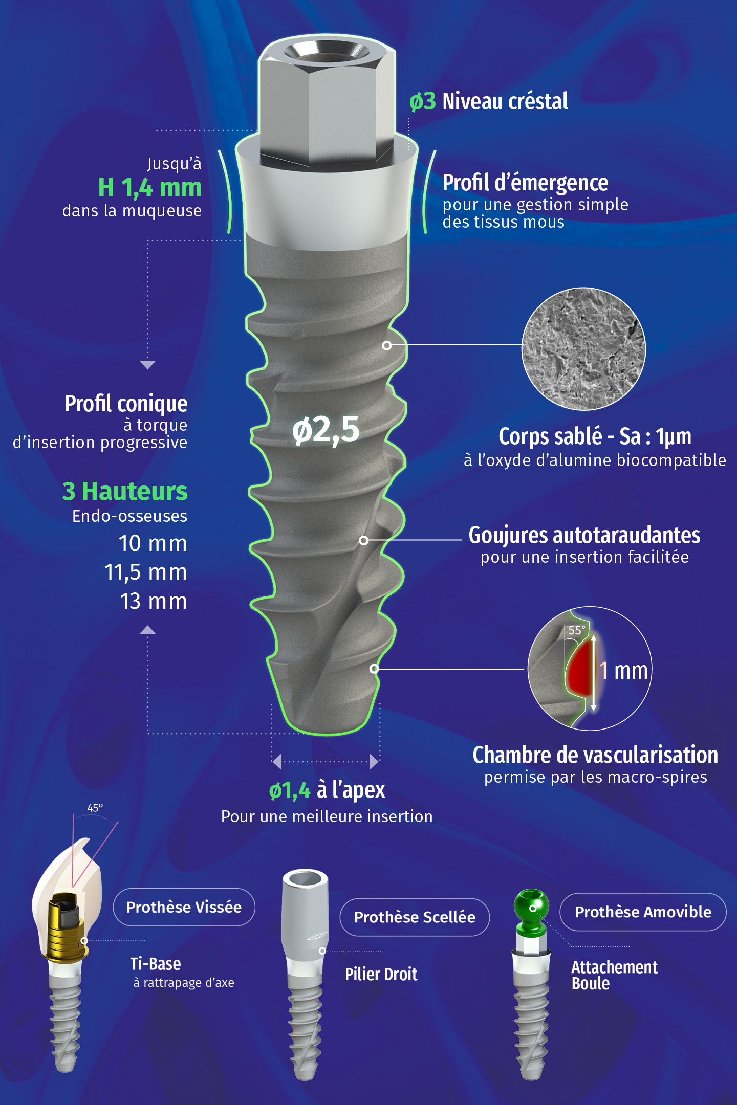 MINI IMPLANT Ø2.5